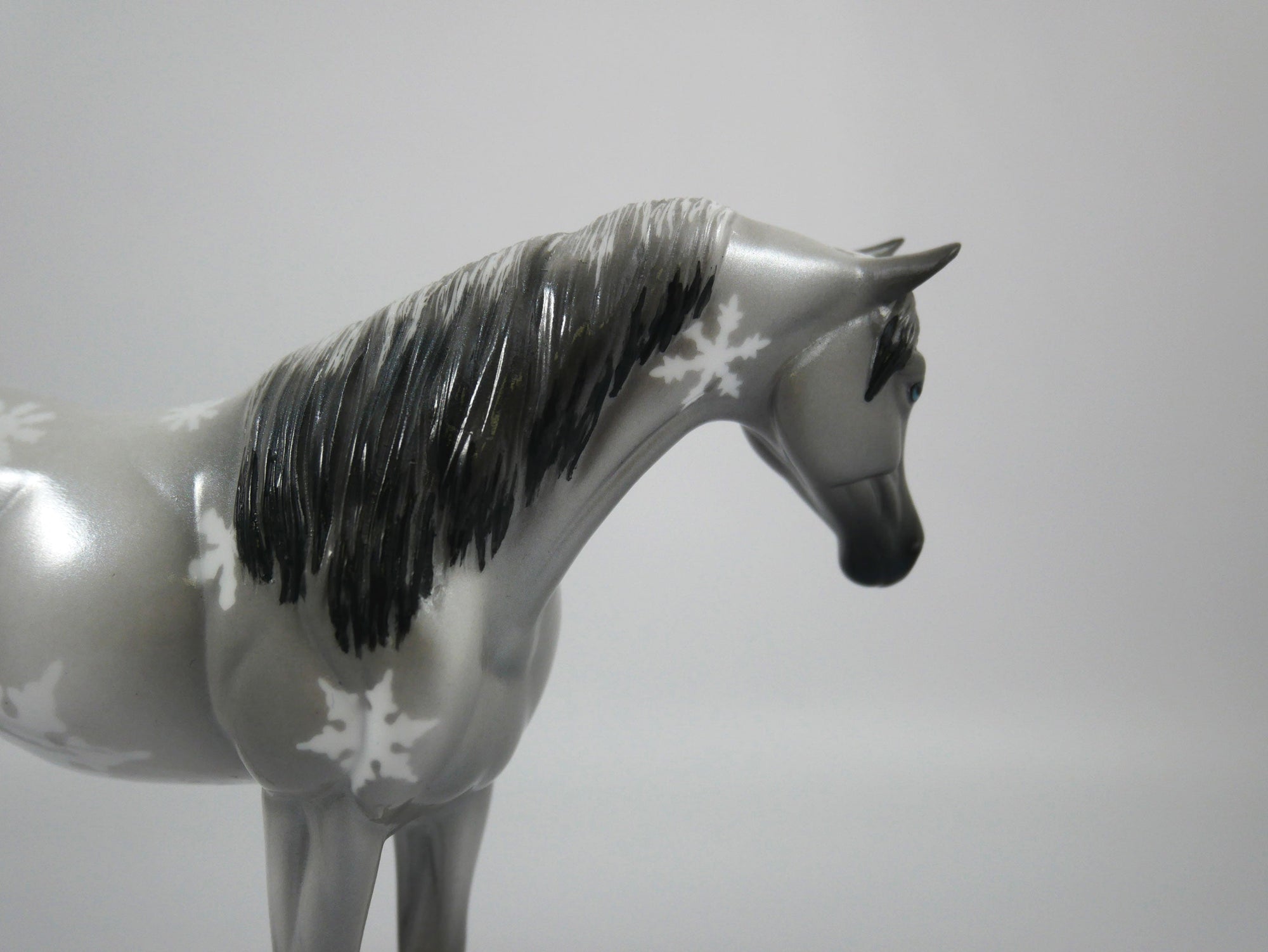 FROST-OOAK SNOWFLAKE DECORATOR  PEBBLES ARABIAN BY ELLEN ROBBINS 12/22/20