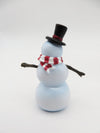 Frosty &amp; Freezy - BEST OFFER - OOAK - Dapple Grey Draft Chip With Snowman By Ellen Robbins - Christmas Tails 2022 - CT22