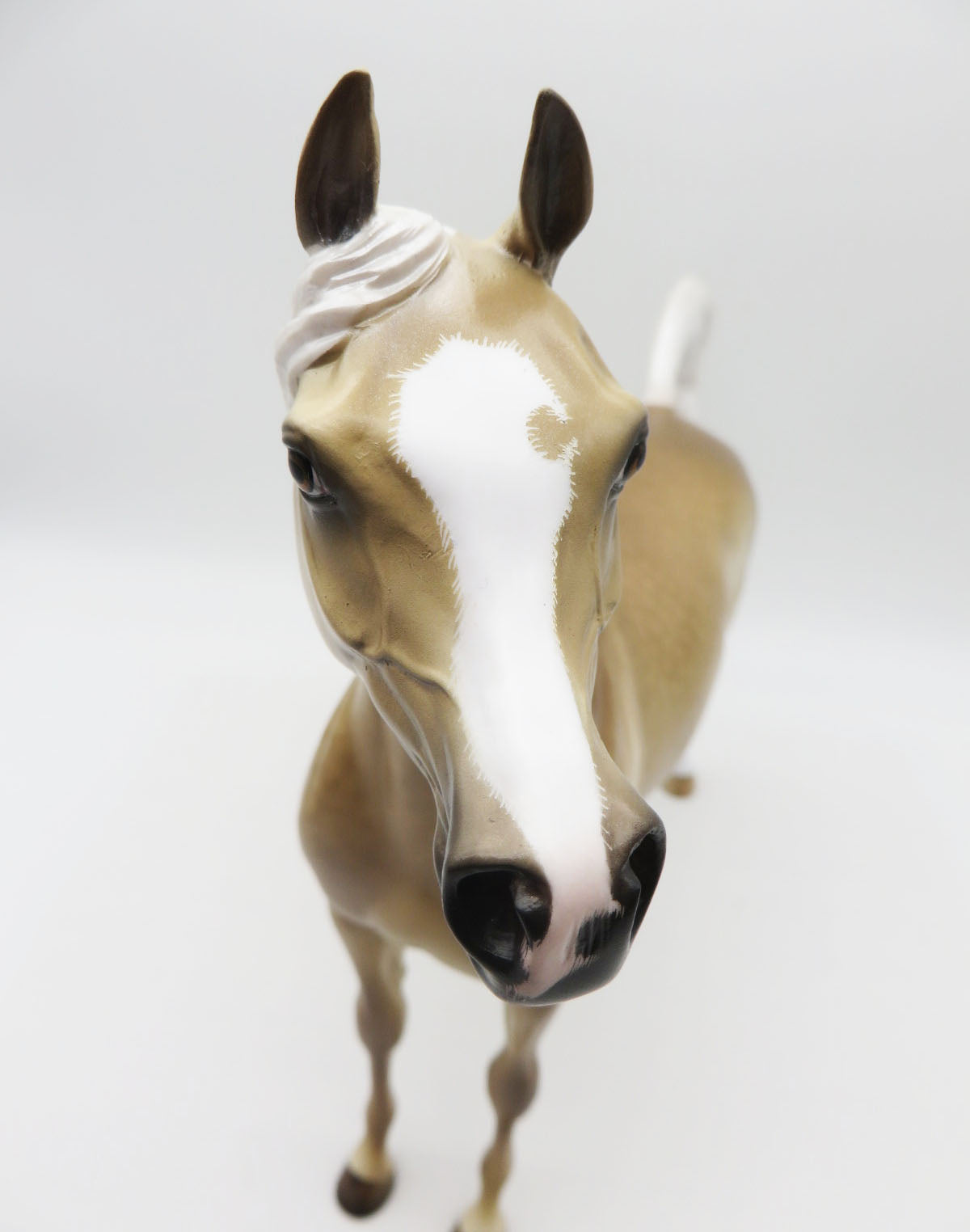 FUNKY LOW DOWN - PALOMINO ARAB STALLION - OOAK - CUSTOM - PAINTED BY SHERYL LEISURE - BEST OFFER 10/14/2022