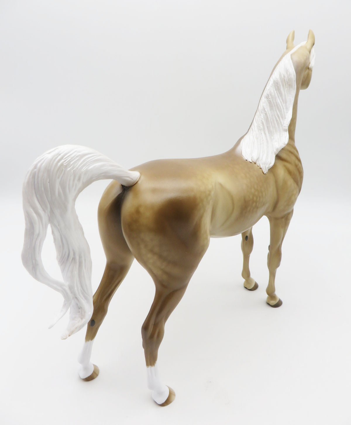 FUNKY LOW DOWN - PALOMINO ARAB STALLION - OOAK - CUSTOM - PAINTED BY SHERYL LEISURE - BEST OFFER 10/14/2022