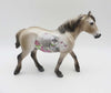 Fur Class Mail -OOAK - Valentine Decorator Pony Draft Pebbles By Jess Hamill  2/14/23
