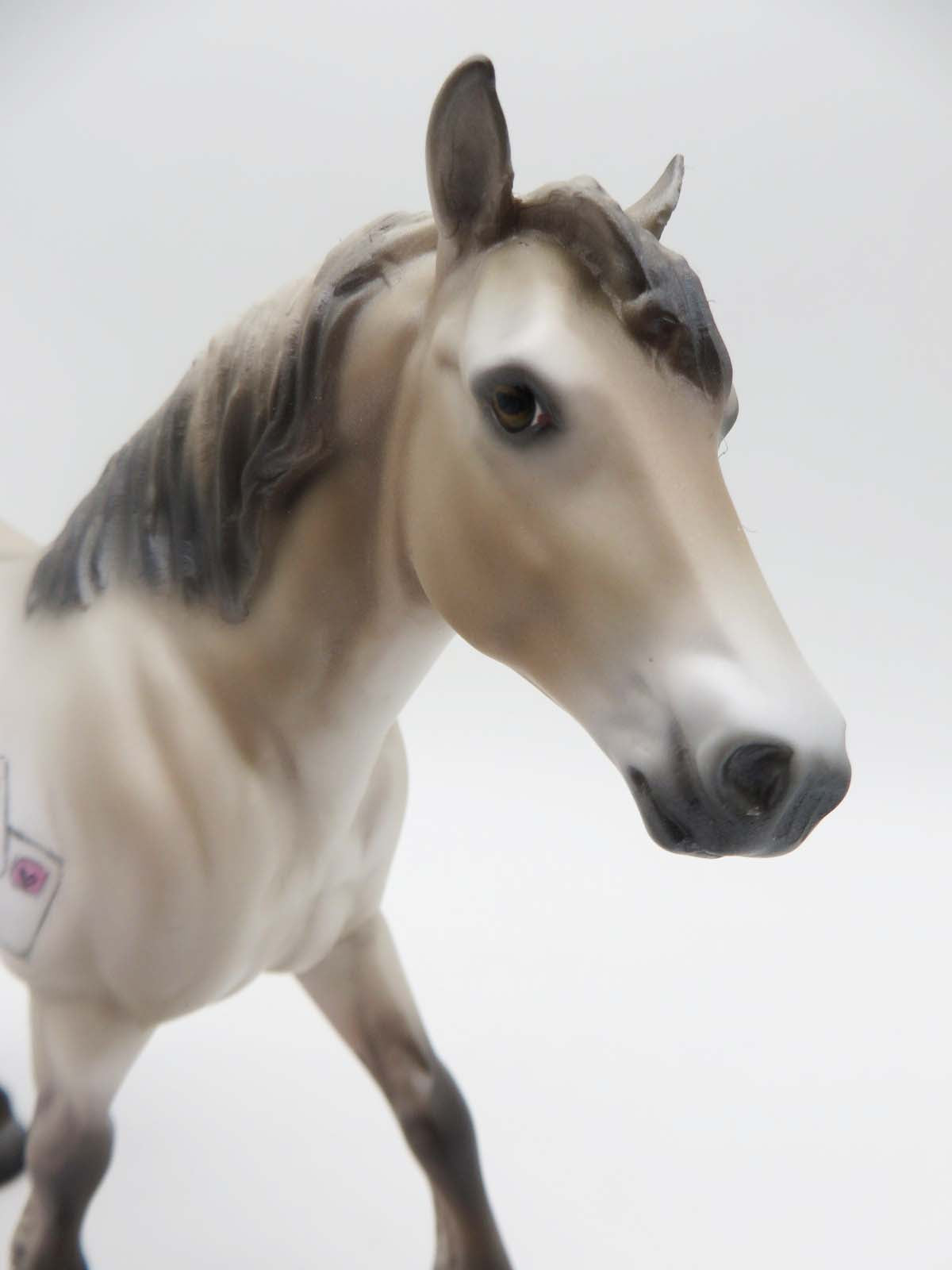 Fur Class Mail -OOAK - Valentine Decorator Pony Draft Pebbles By Jess Hamill  2/14/23