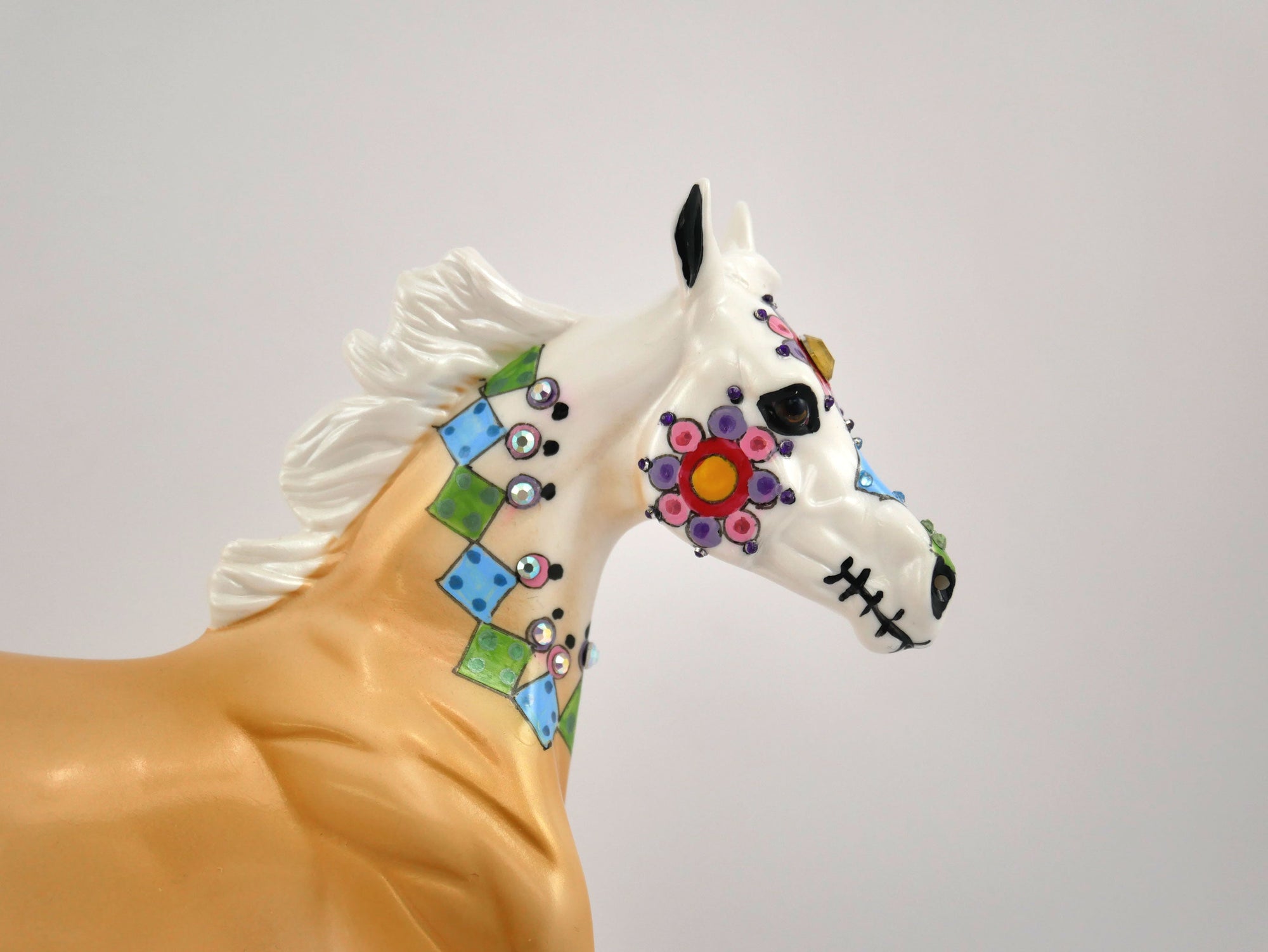 Gemma-OOAK Sugar Skull Yearling Sugar Skull by Dawn Quick MM 2020