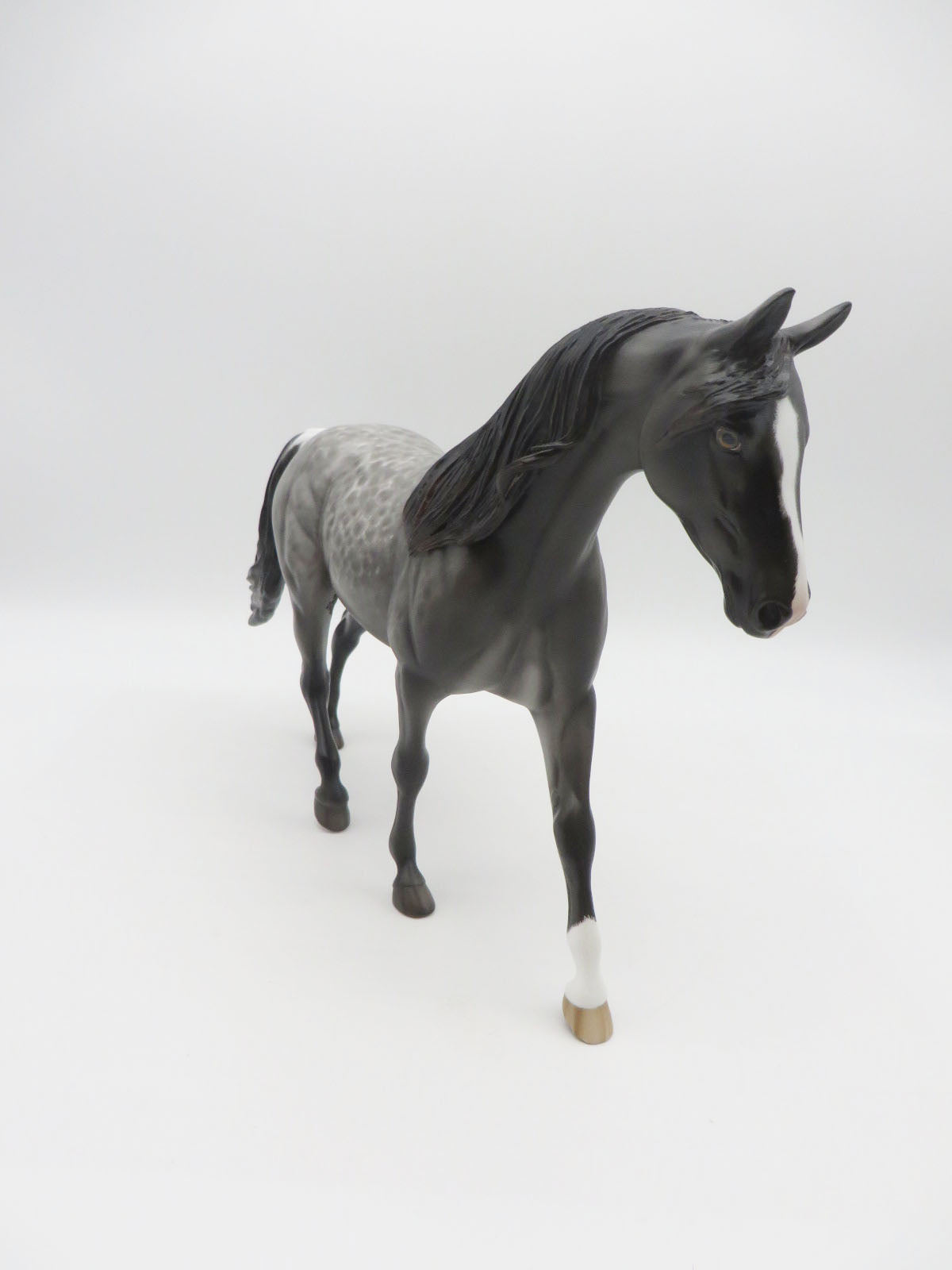 GOLLY MOSES - OOAK Blue Roan Pony Painted by Sheryl Leisure 9/19/22