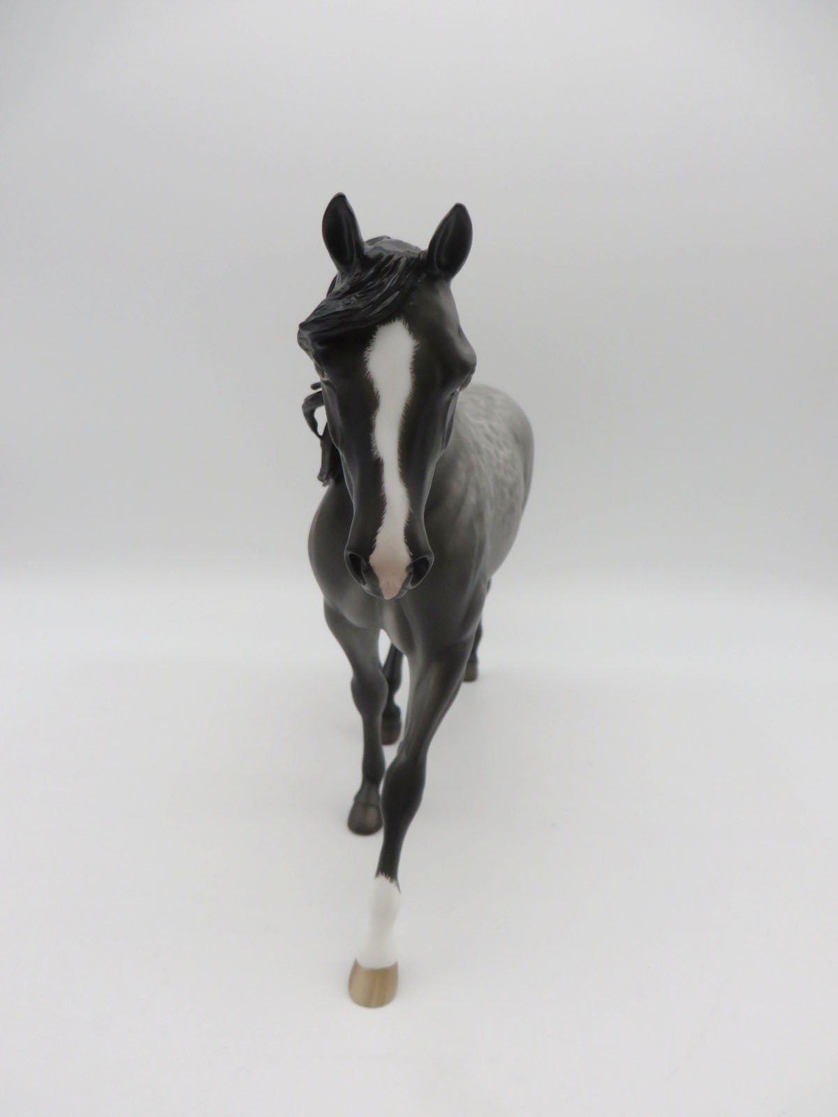 GOLLY MOSES - OOAK Blue Roan Pony Painted by Sheryl Leisure 9/19/22