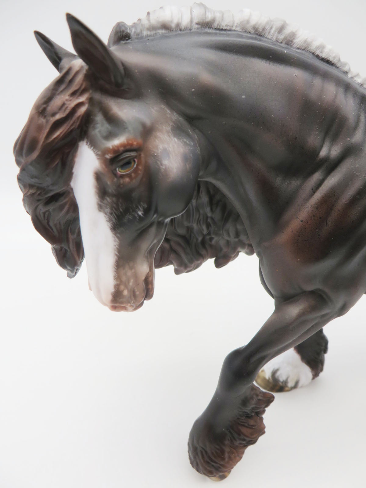 Goody Cole - OOAK - BEST OFFER - Blue Roan Appaloosa Irish Cobb Painted by Julie Keim - MM22