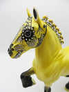 GOSSAMER - OOAK Sugar Skull Trotting Drafter Horse By Dawn Quick LHS 22