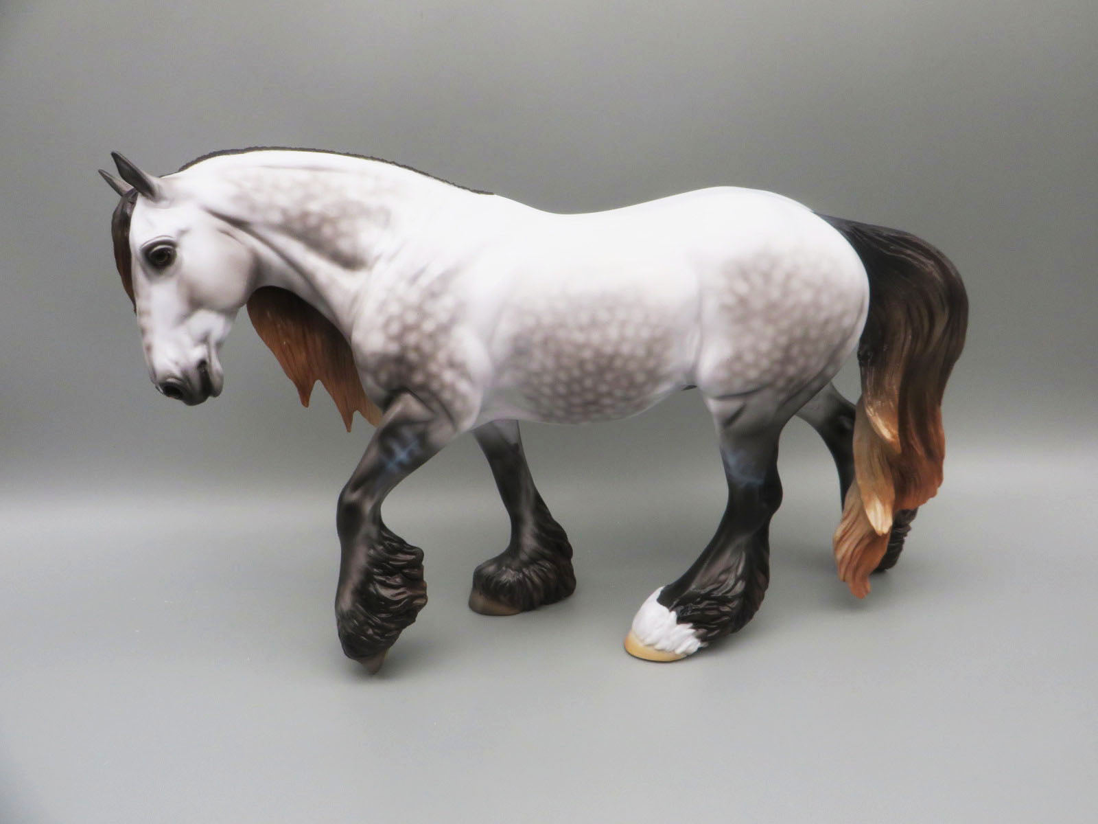 Sample of Galloway - Dappled Rose Grey Fell Pony on the Cob Mold By Ashley Palmer