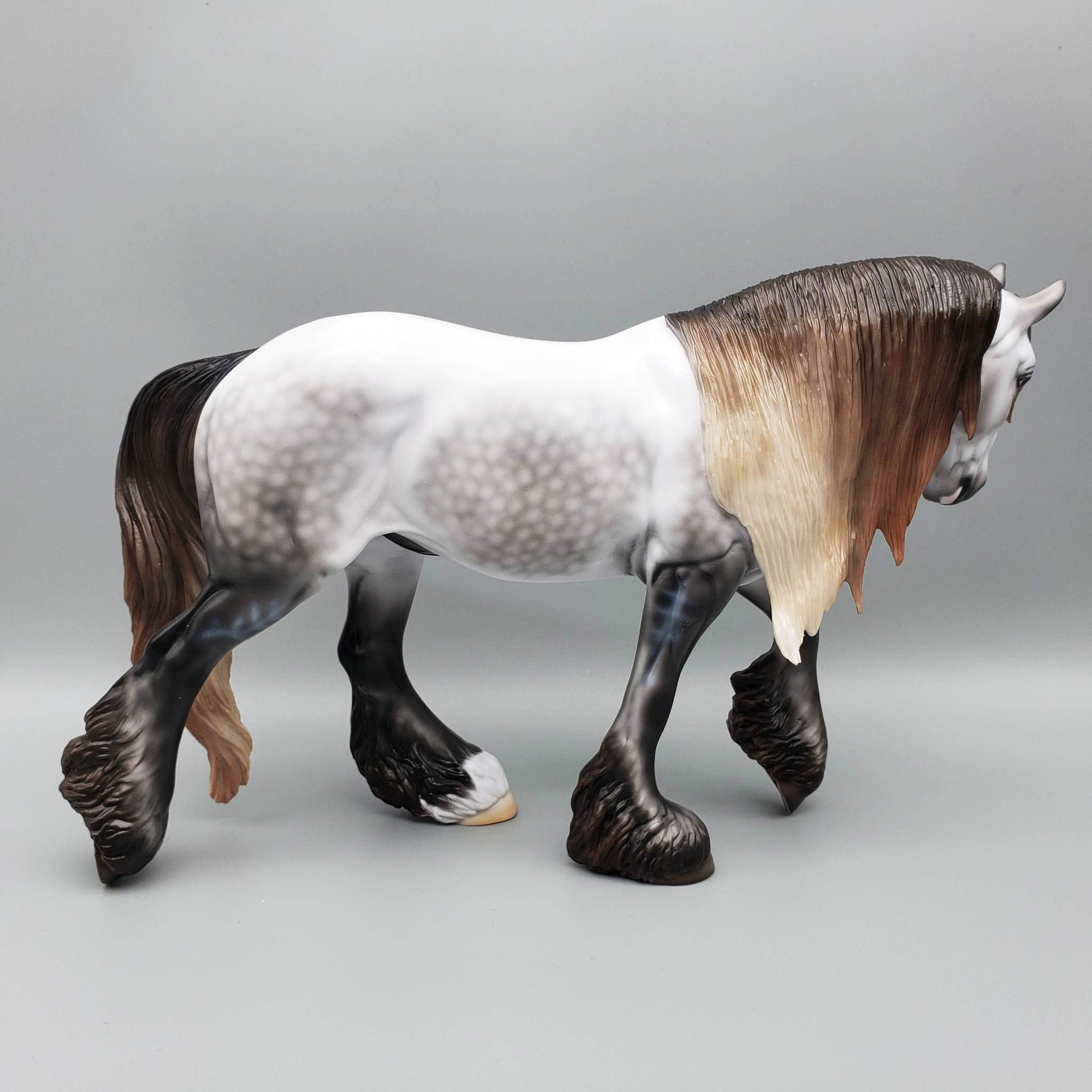 Sample of Galloway - Dappled Rose Grey Fell Pony on the Cob Mold By Ashley Palmer