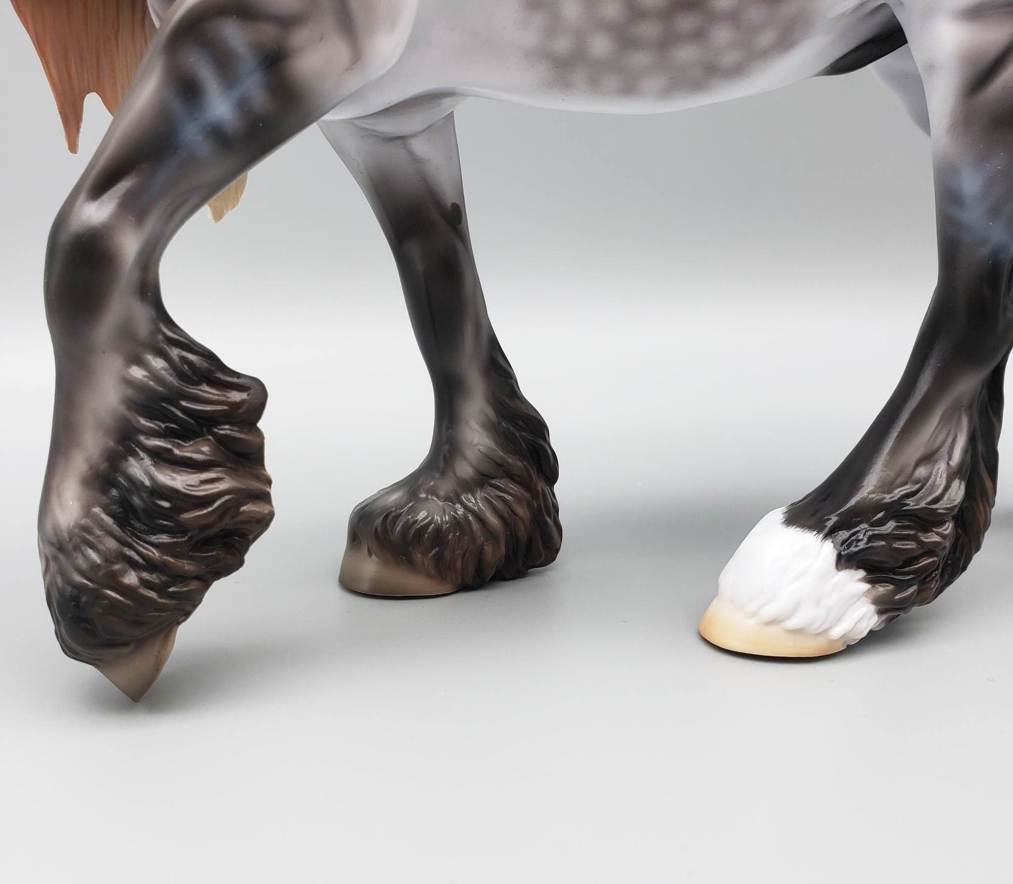 Galloway - LE30 Dappled Rose Grey Fell Pony on the Cob Mold By Ashley Palmer EQ23