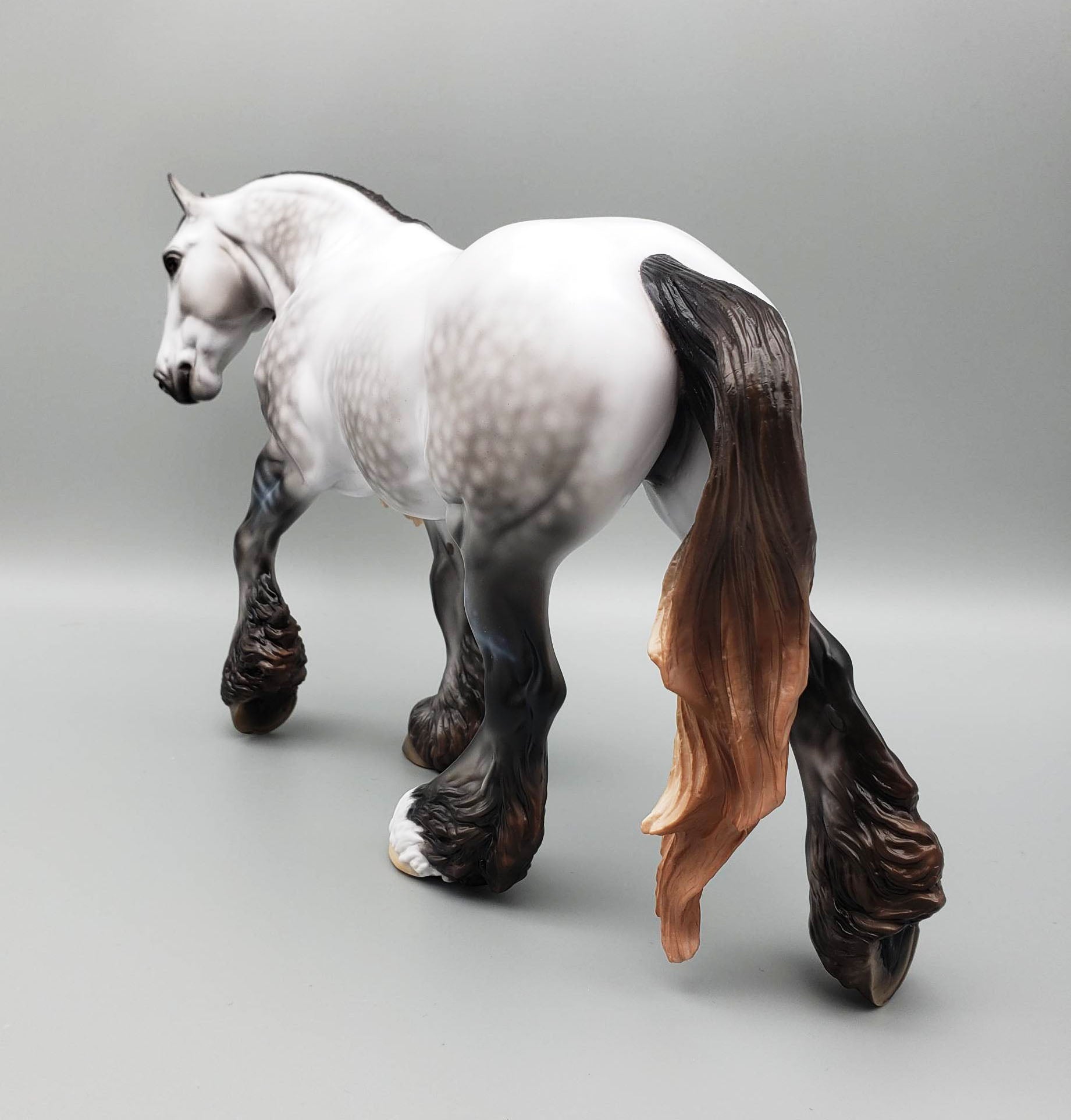 Sample of Galloway - Dappled Rose Grey Fell Pony on the Cob Mold By Ashley Palmer