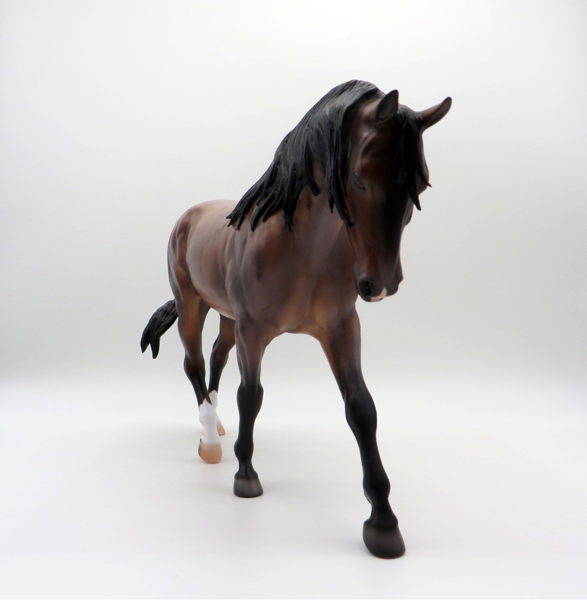 Ganges-OOAK Bay Roan Irish Drafter By Caroline Boydston 4/5/21