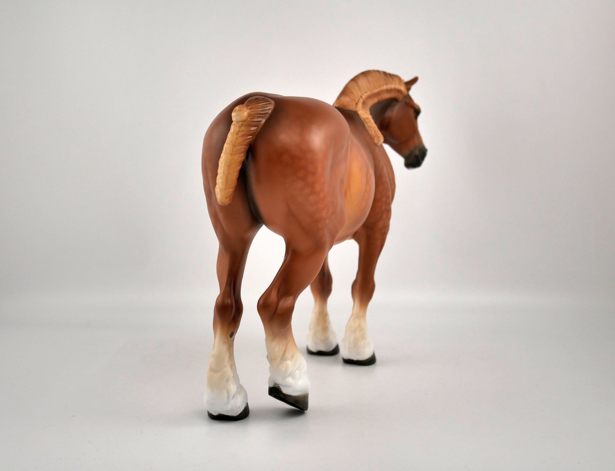 Garland-OOAK Dapple Chestnut Heavy Draft Mare By Sheryl Leisure 2/15/20