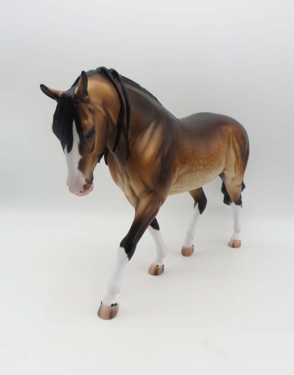 Geddy - OOAK - Dappled Bay Irish Draught By Caroline Boydston BEST OFFER 3/13/23