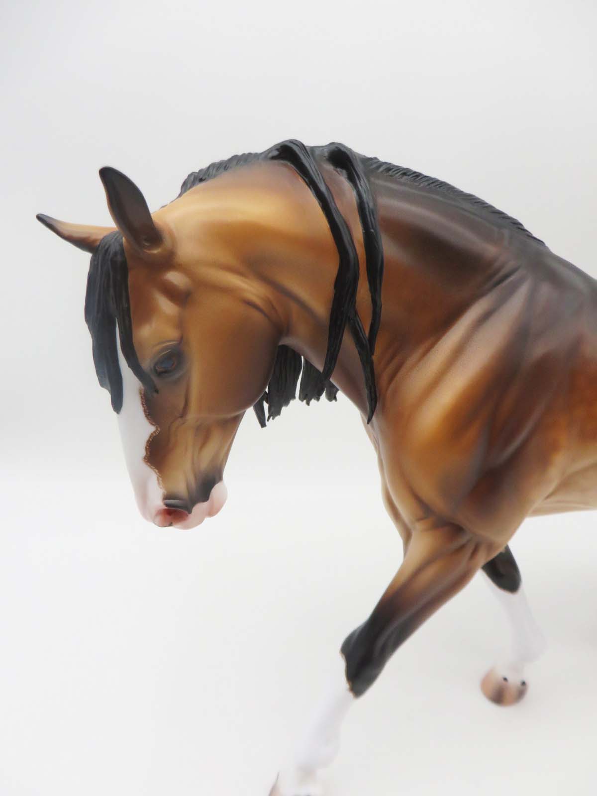 Geddy - OOAK - Dappled Bay Irish Draught By Caroline Boydston BEST OFFER 3/13/23