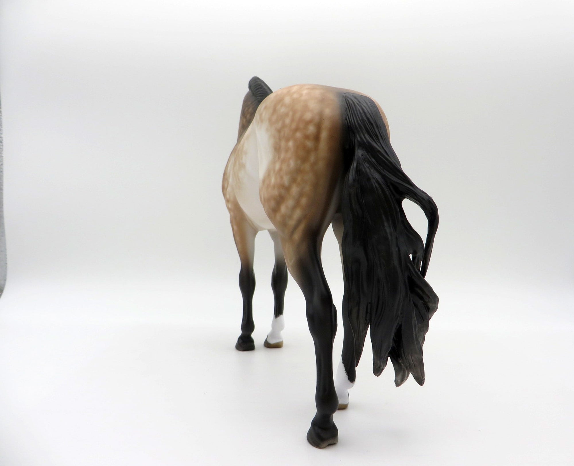 Gelateria-OOAK Bay Going Grey Andalusian Painted By Sheryl Leisure 6/14/21