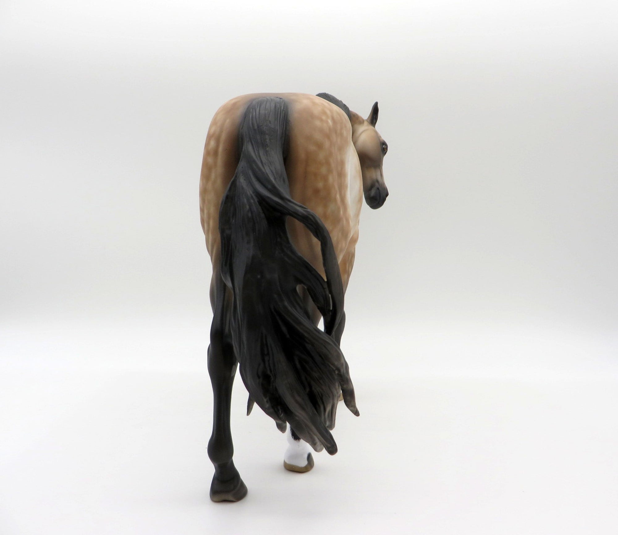 Gelateria-OOAK Bay Going Grey Andalusian Painted By Sheryl Leisure 6/14/21