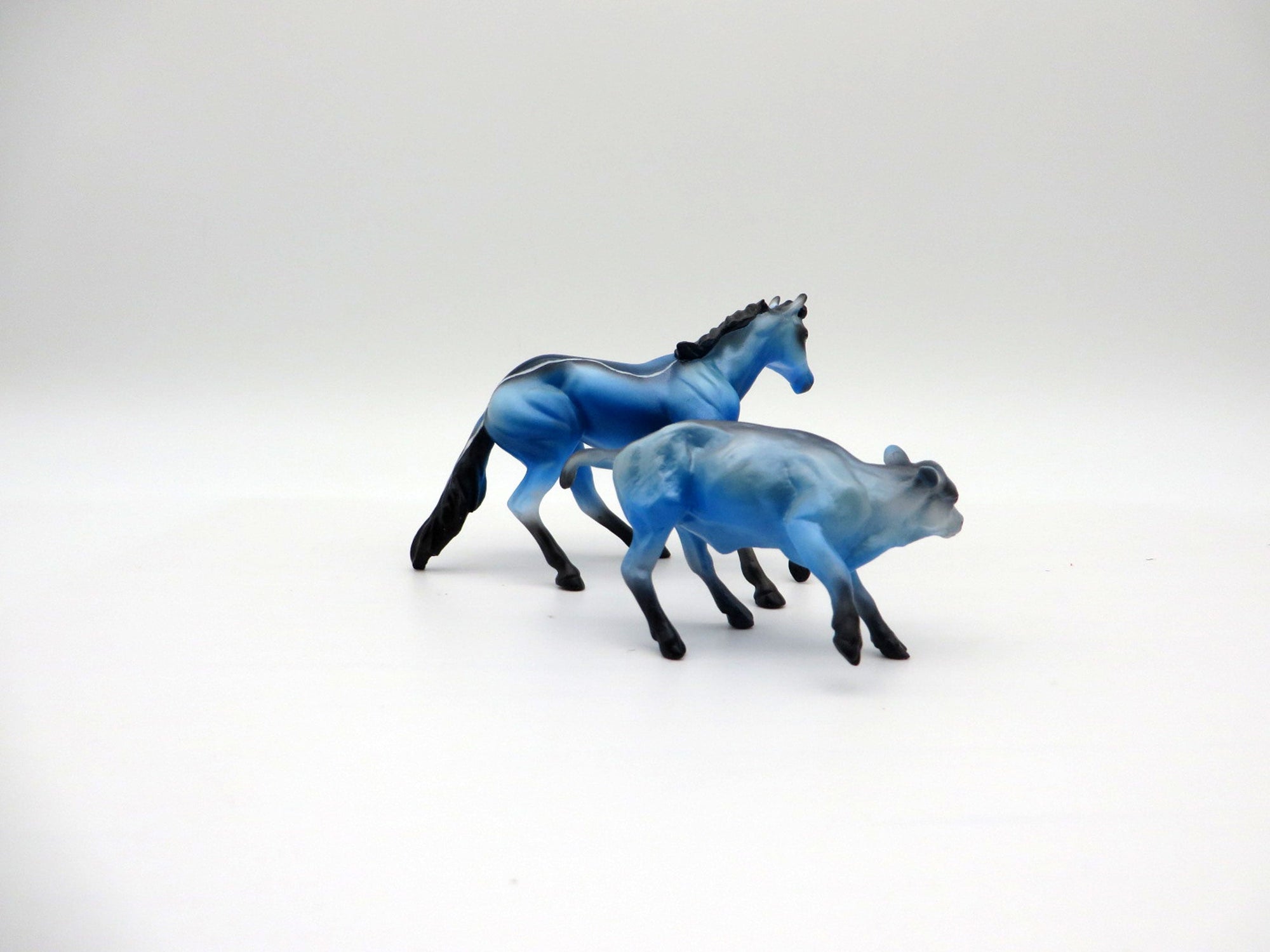 Glaucus and Atlantis-OOAK Shark Week Sea Slug Cutter and Calf Chip Painted By Ellen Robbins 7/16/21