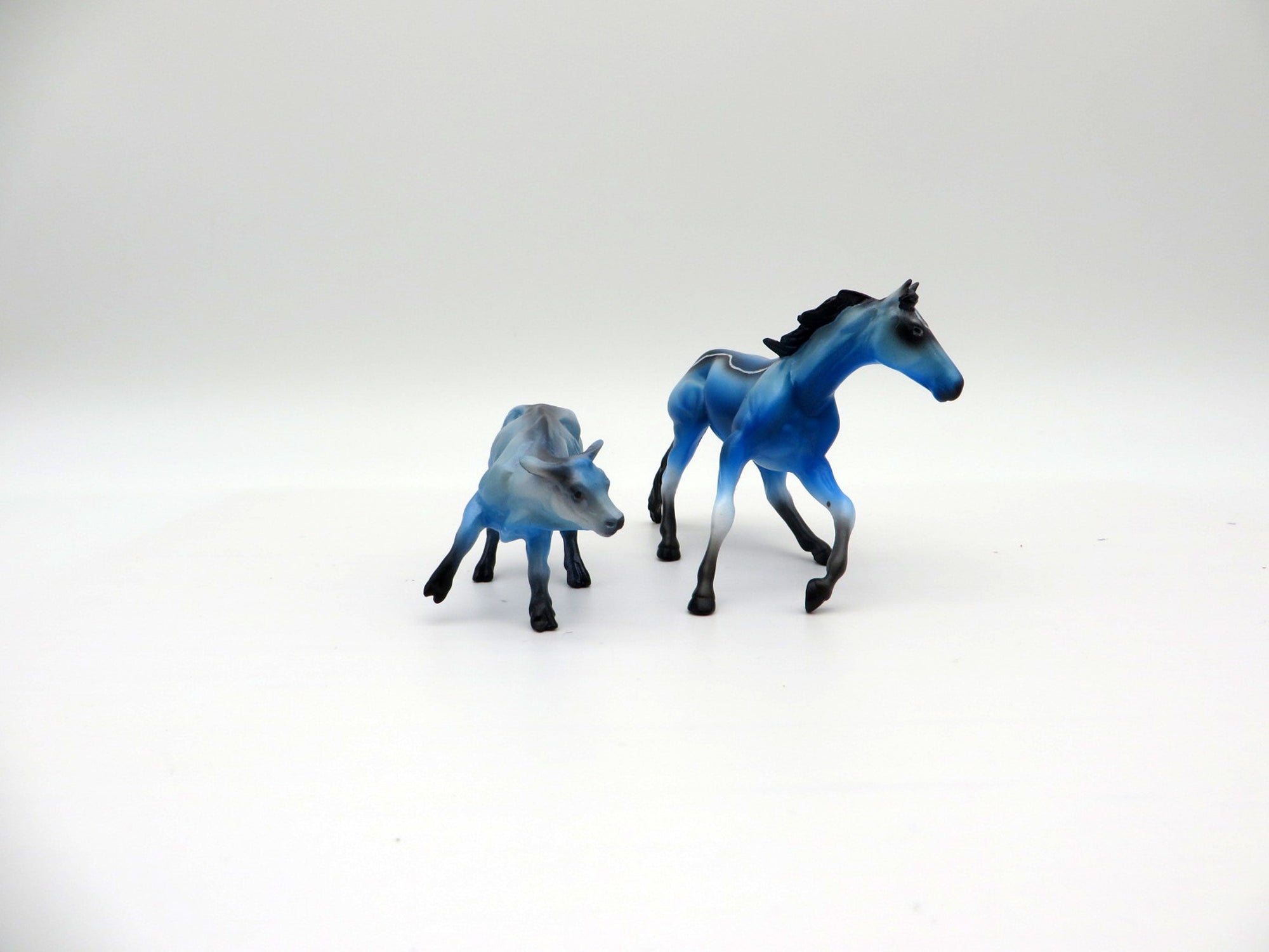 Glaucus and Atlantis-OOAK Shark Week Sea Slug Cutter and Calf Chip Painted By Ellen Robbins 7/16/21