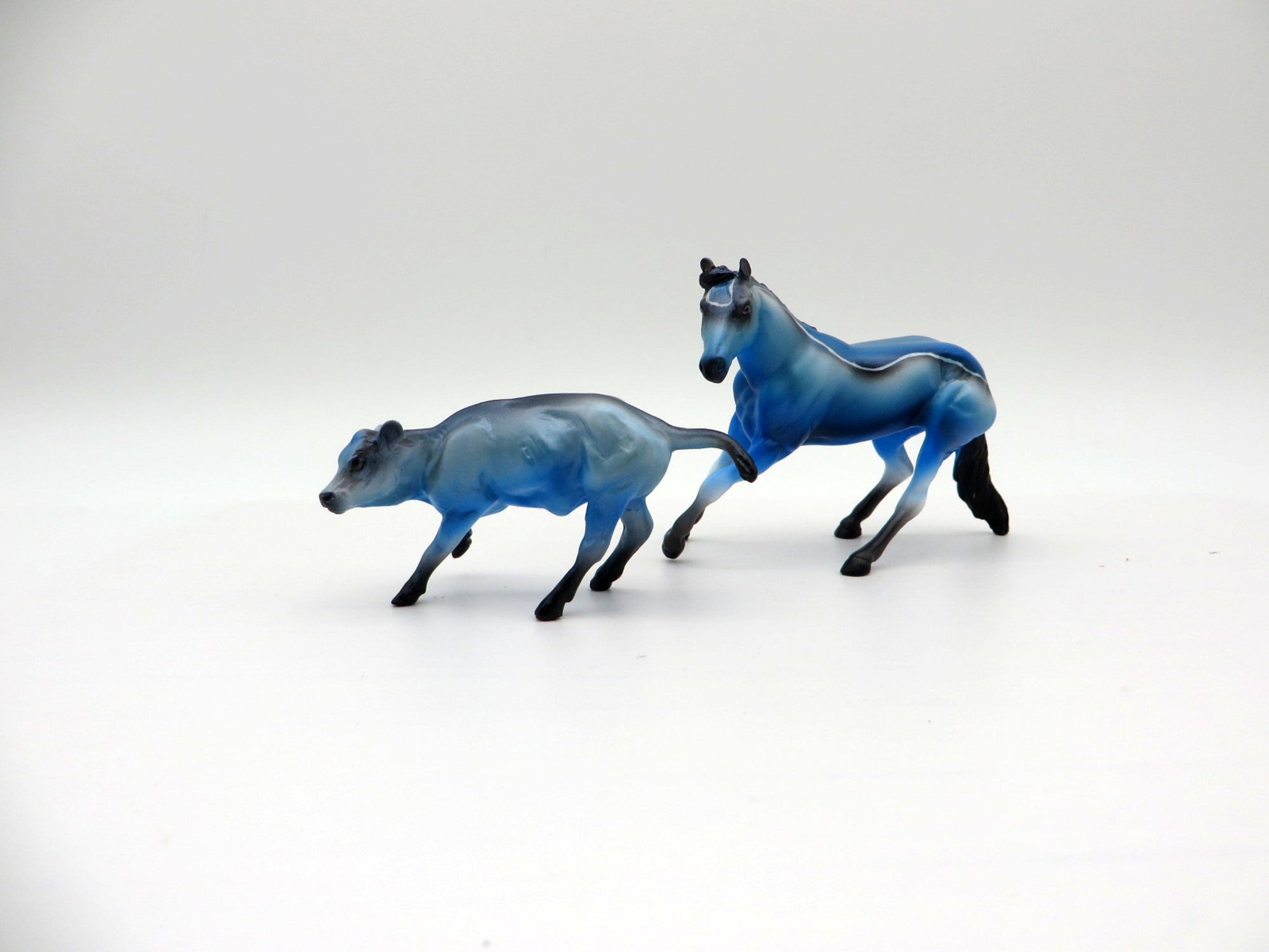 Glaucus and Atlantis-OOAK Shark Week Sea Slug Cutter and Calf Chip Painted By Ellen Robbins 7/16/21