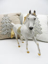 Glitz &amp; Glimmer -BEST OFFER - OOAK - Decorator Arabian Mare By Dawn Quick- Christmas Tails 2022 - CT22