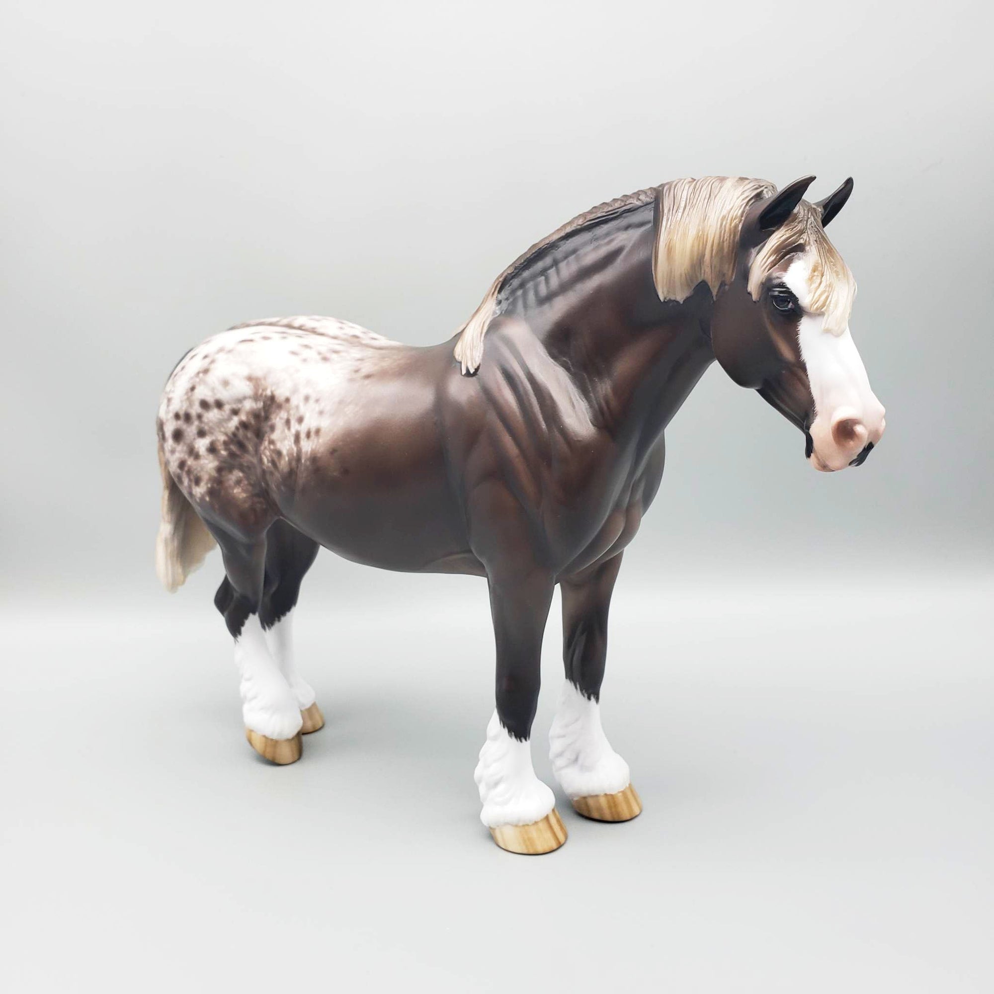 Gloria - OOAK Brown Appaloosa Heavy Draft Mare By Sheryl Leisure Best Offer 6/5/23