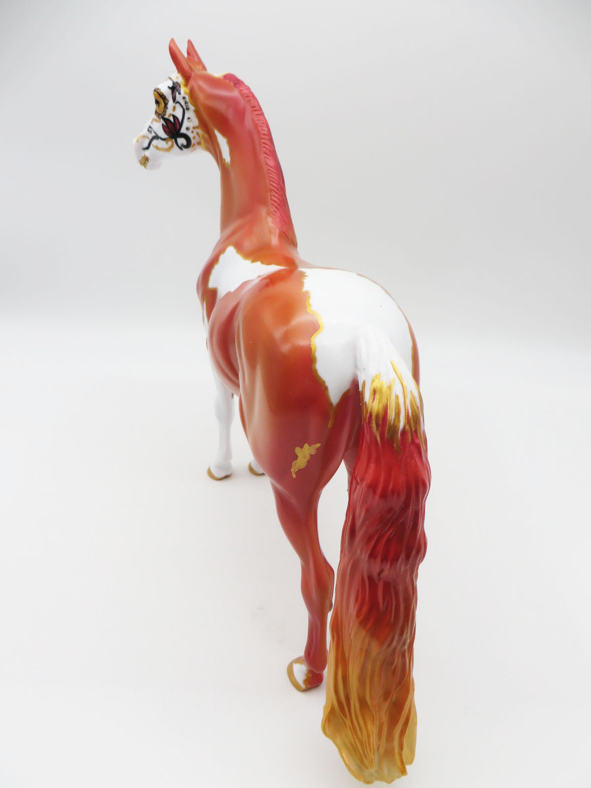 Glowing Embers - OOAK - Sugar Skull Morgan - Painted by Jas Fanning - MM22