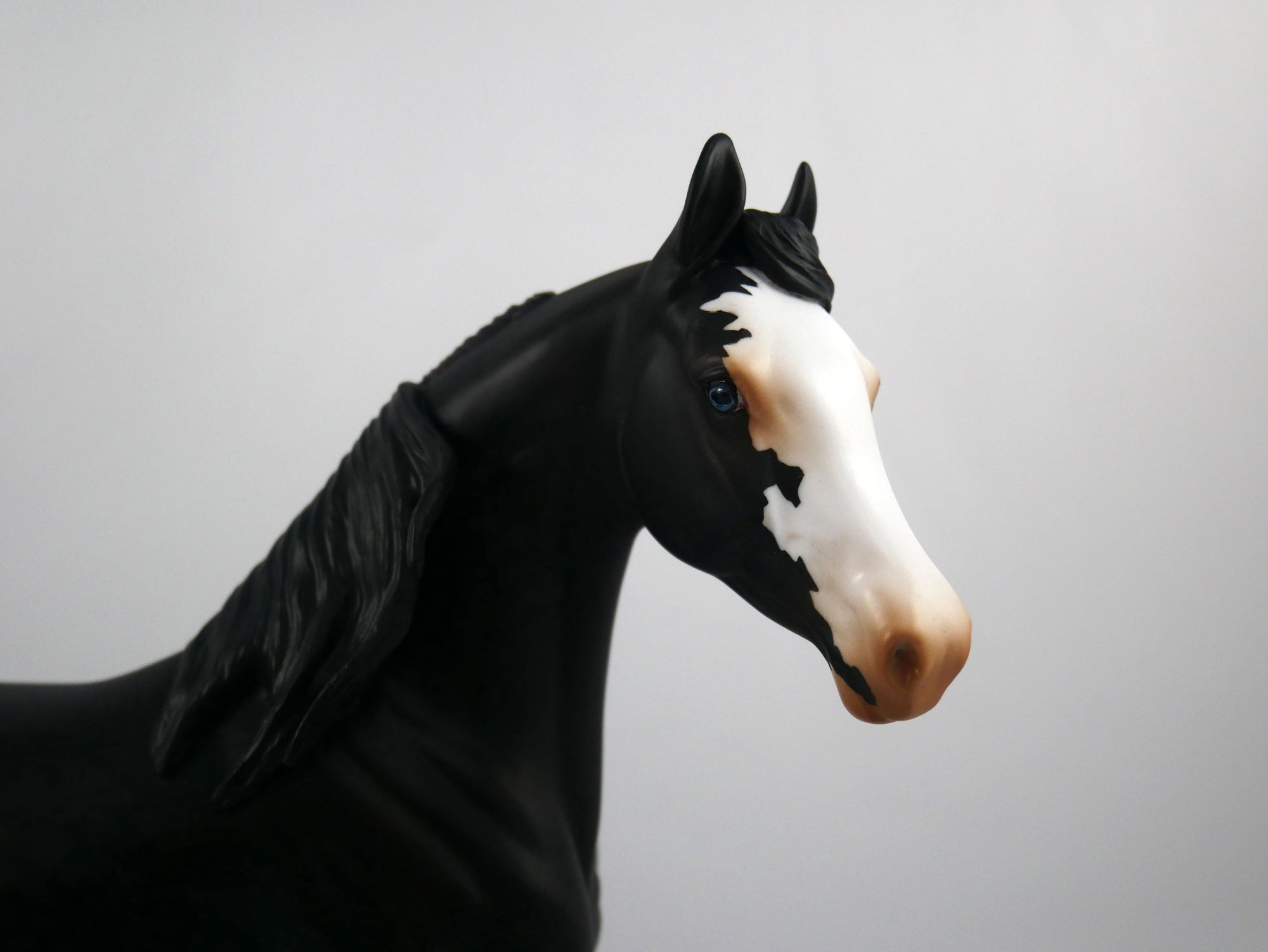 Go Team-OOAK Dapple Black Paint Arabian Mare Painted by Audrey Dixon SB21