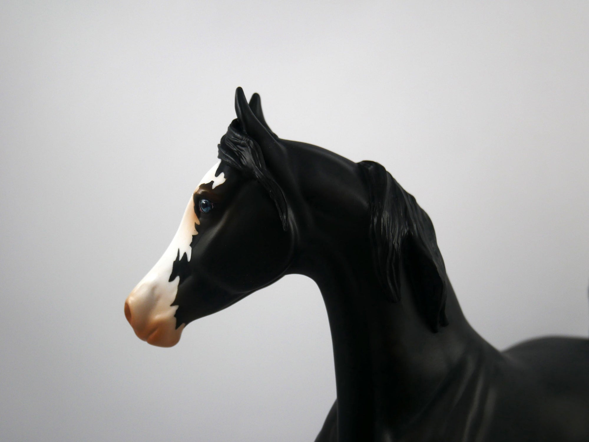 Go Team-OOAK Dapple Black Paint Arabian Mare Painted by Audrey Dixon SB21