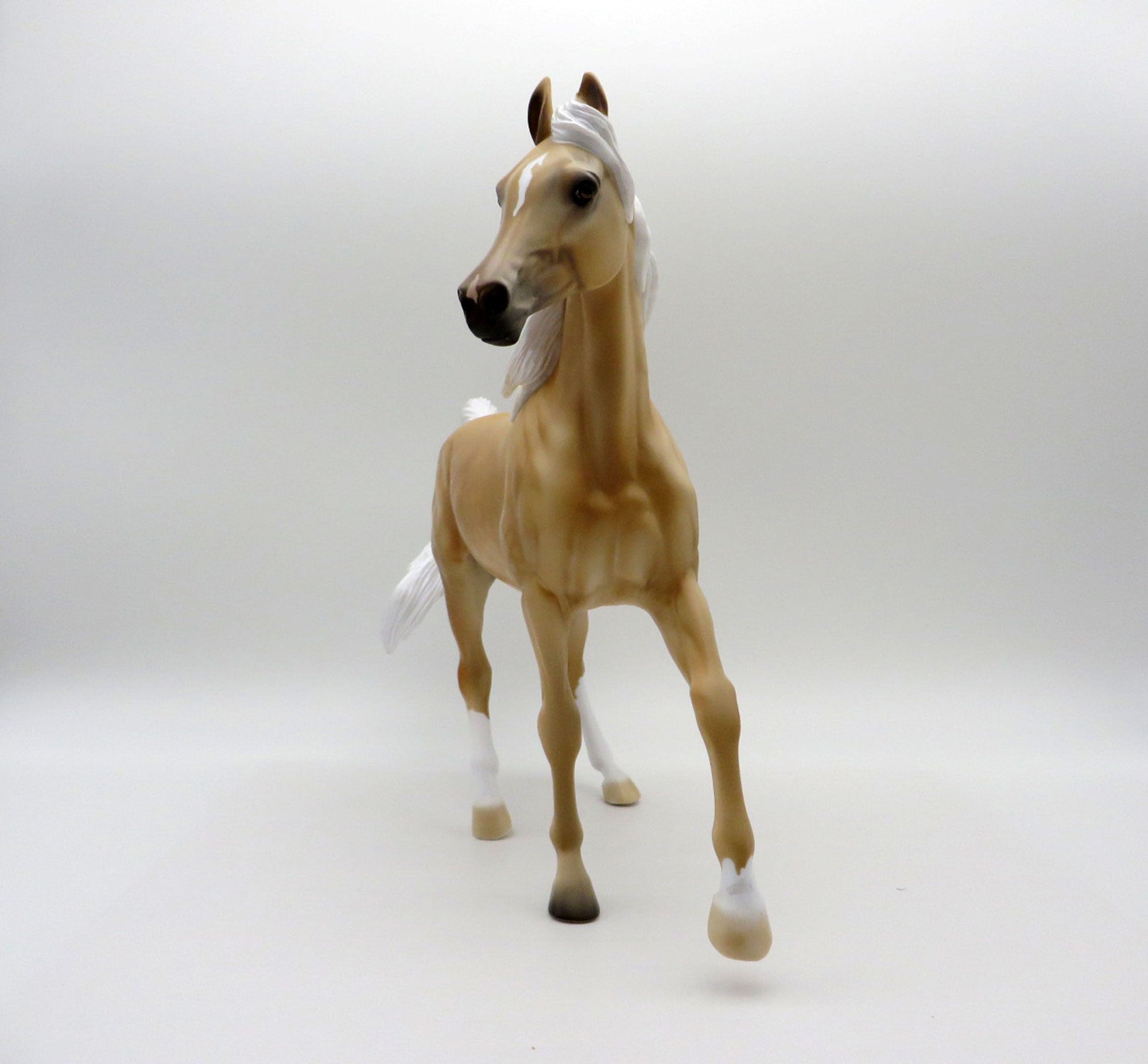 Goldie-OOAK Dapple Palomino Arabian Mare SHCF 2021