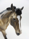 Goldrush OOAK Buckskin Appaloosa Running Stock Horse Painted BY Dawn SHCF23