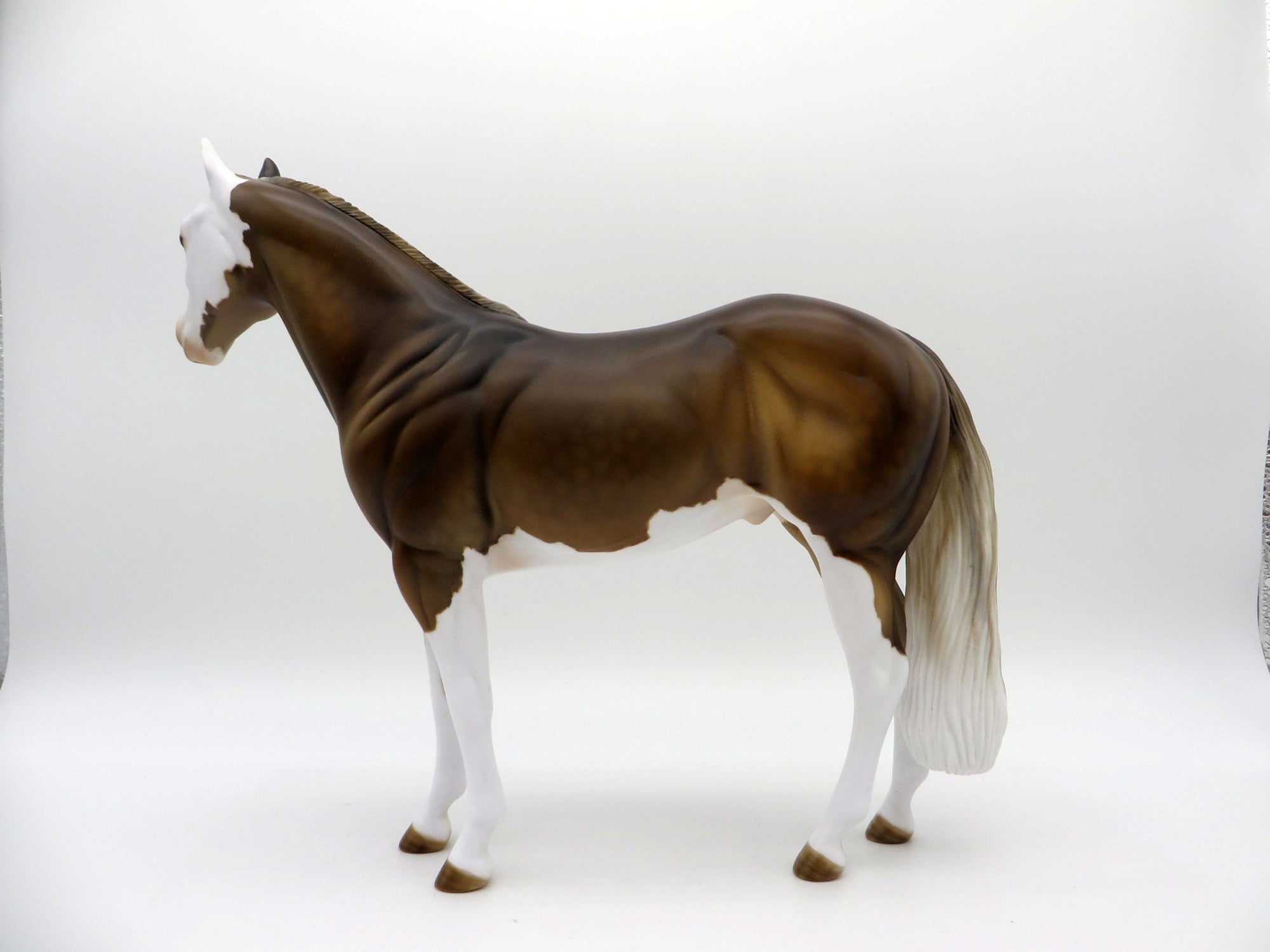 Grafitti-OOAK Chocolate Palomino Splash ISH  Equilocity 2021 Painted by Julie Keim
