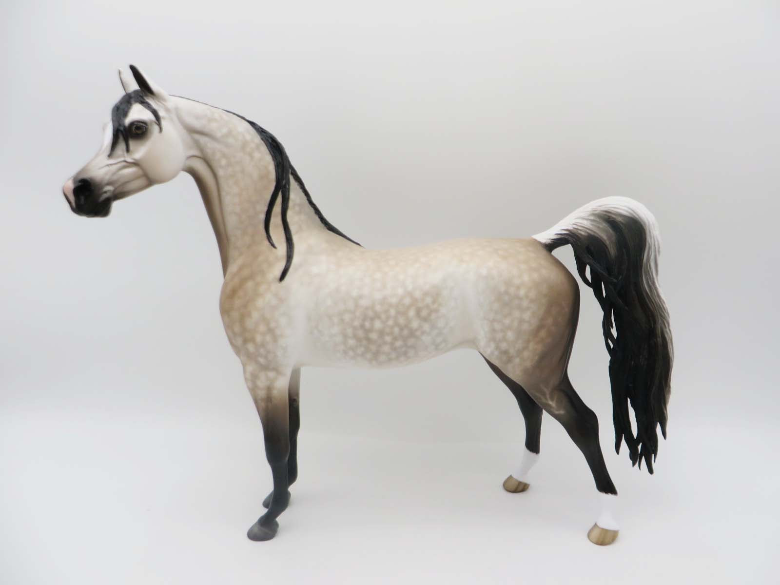Gran Turismo - OOAK - Star Dapple Rose Grey Arabian by Sheryl Leisure - Best Offer 5/1/23