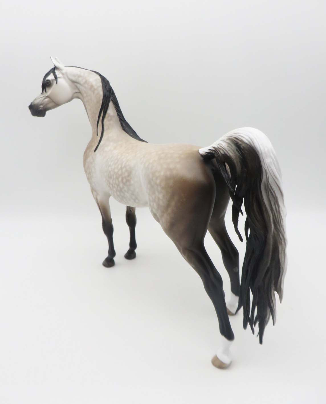 Gran Turismo - OOAK - Star Dapple Rose Grey Arabian by Sheryl Leisure - Best Offer 5/1/23