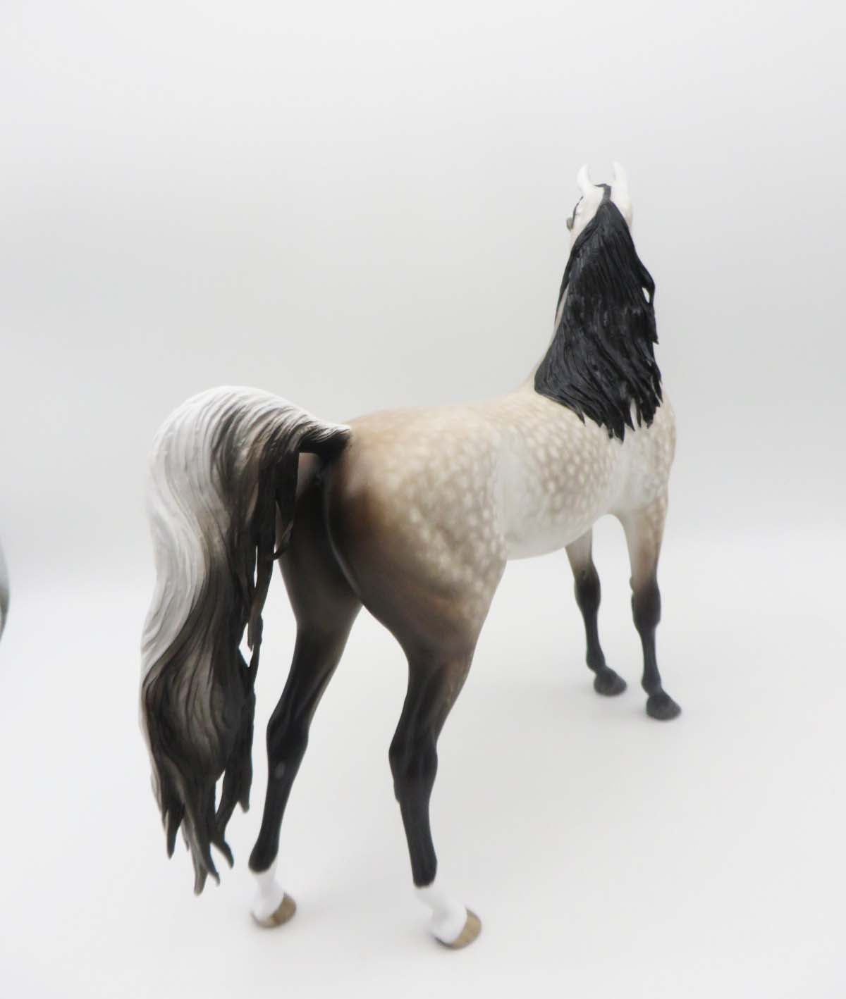 Gran Turismo - OOAK - Star Dapple Rose Grey Arabian by Sheryl Leisure - Best Offer 5/1/23