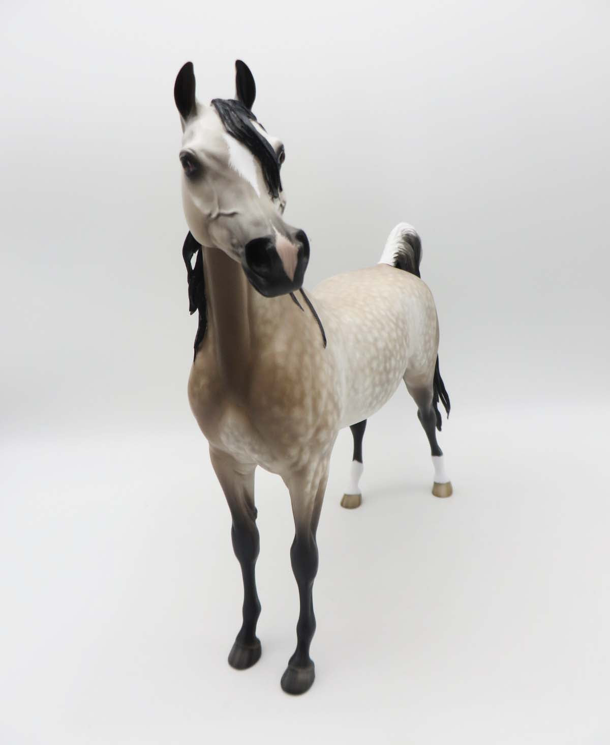 Gran Turismo - OOAK - Star Dapple Rose Grey Arabian by Sheryl Leisure - Best Offer 5/1/23