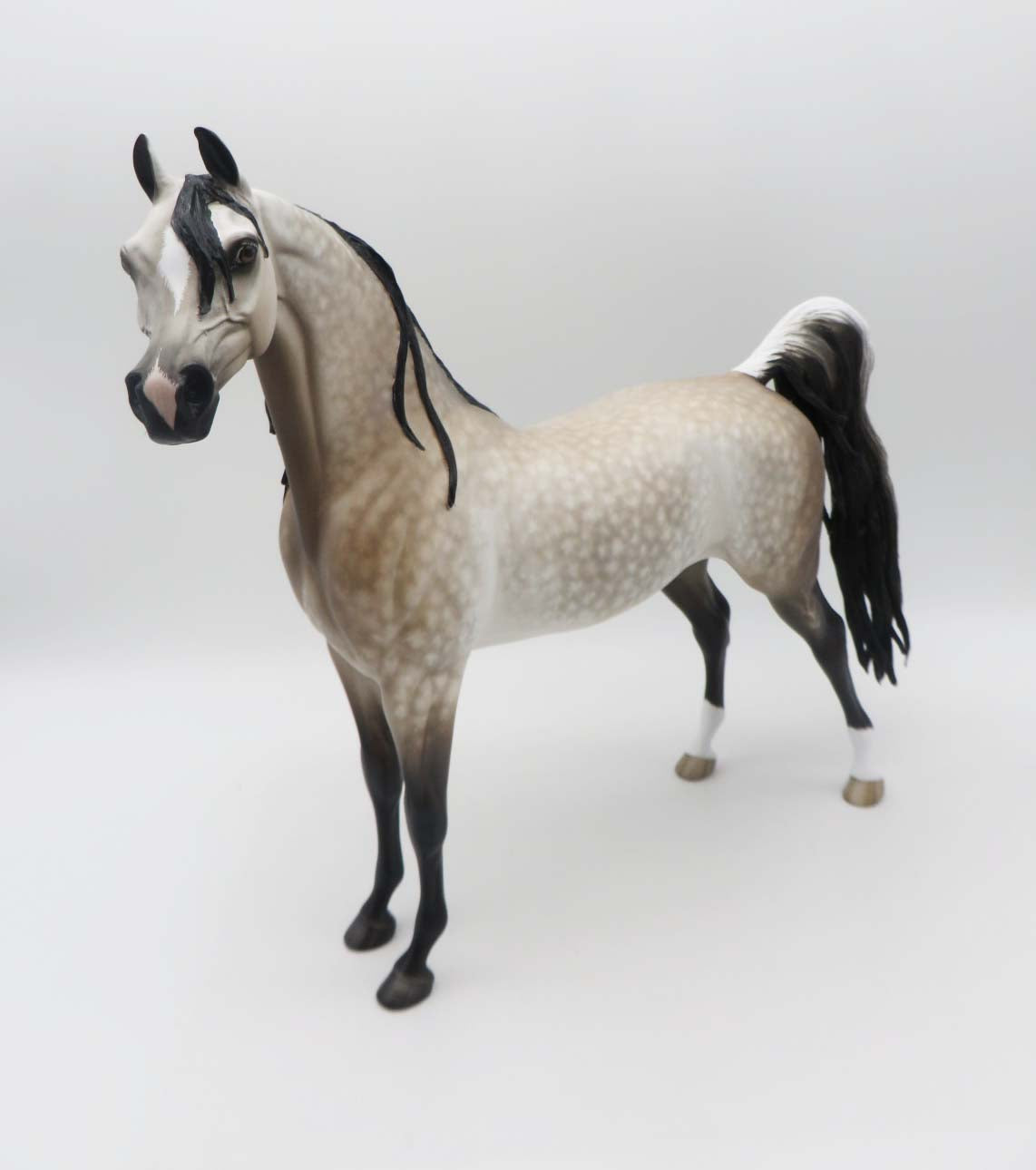 Gran Turismo - OOAK - Star Dapple Rose Grey Arabian by Sheryl Leisure - Best Offer 5/1/23