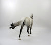 Grey Malkin-OOAK Dapple Grey Pony Painted by Sheryl Leisure 2/18/21