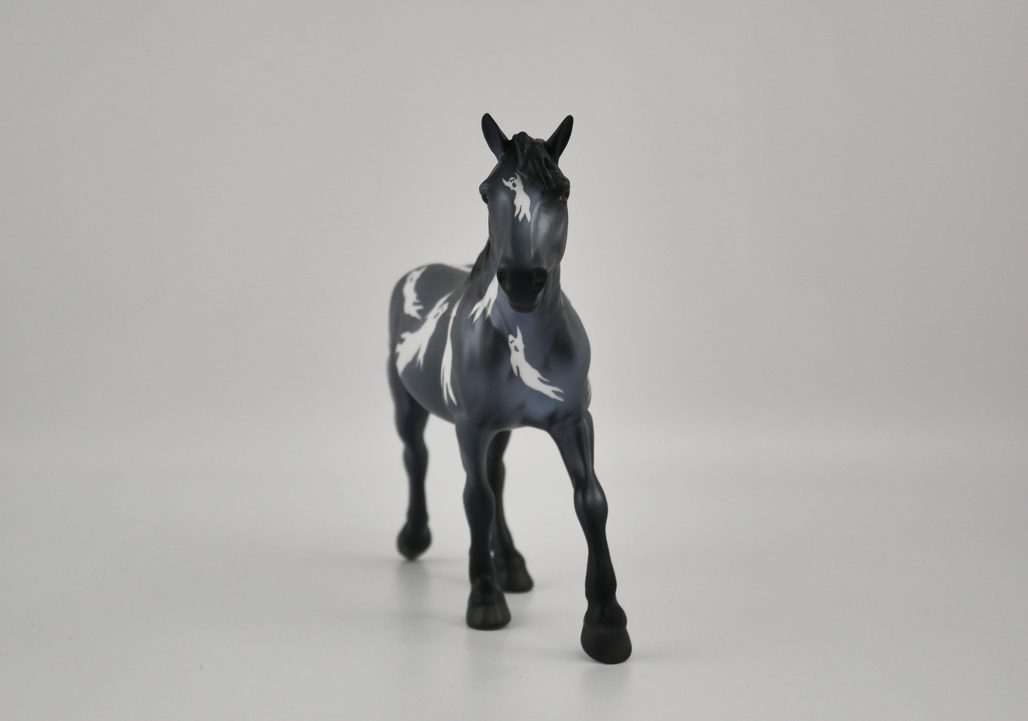 Grinning Ghost-OOAK Deco Pebbles Drafter by Julie Keim MM 2020