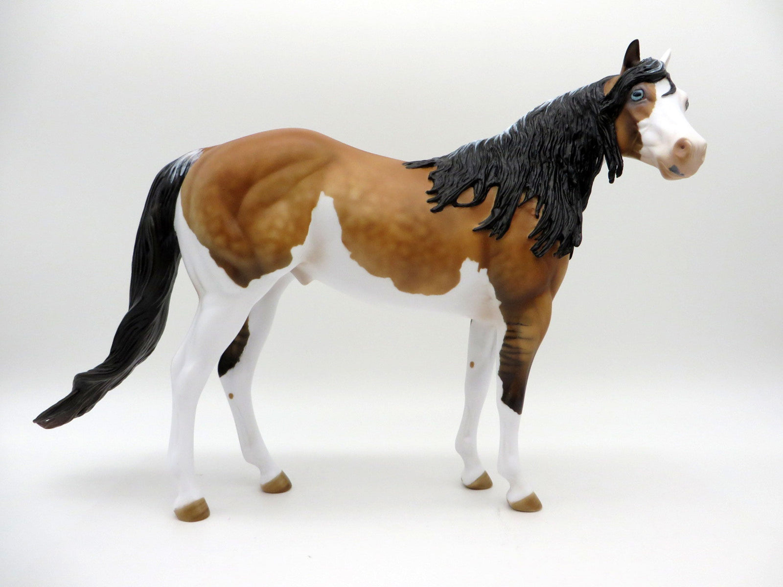 Guimard-OOAK Dapple Frosty Dun ISH Painted by Julie Keim  EQ 21