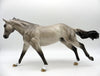 Gun Smoke-OOAK Dapple Grey Running Stock Horse Painted by Sheryl Leisure 1/10/21