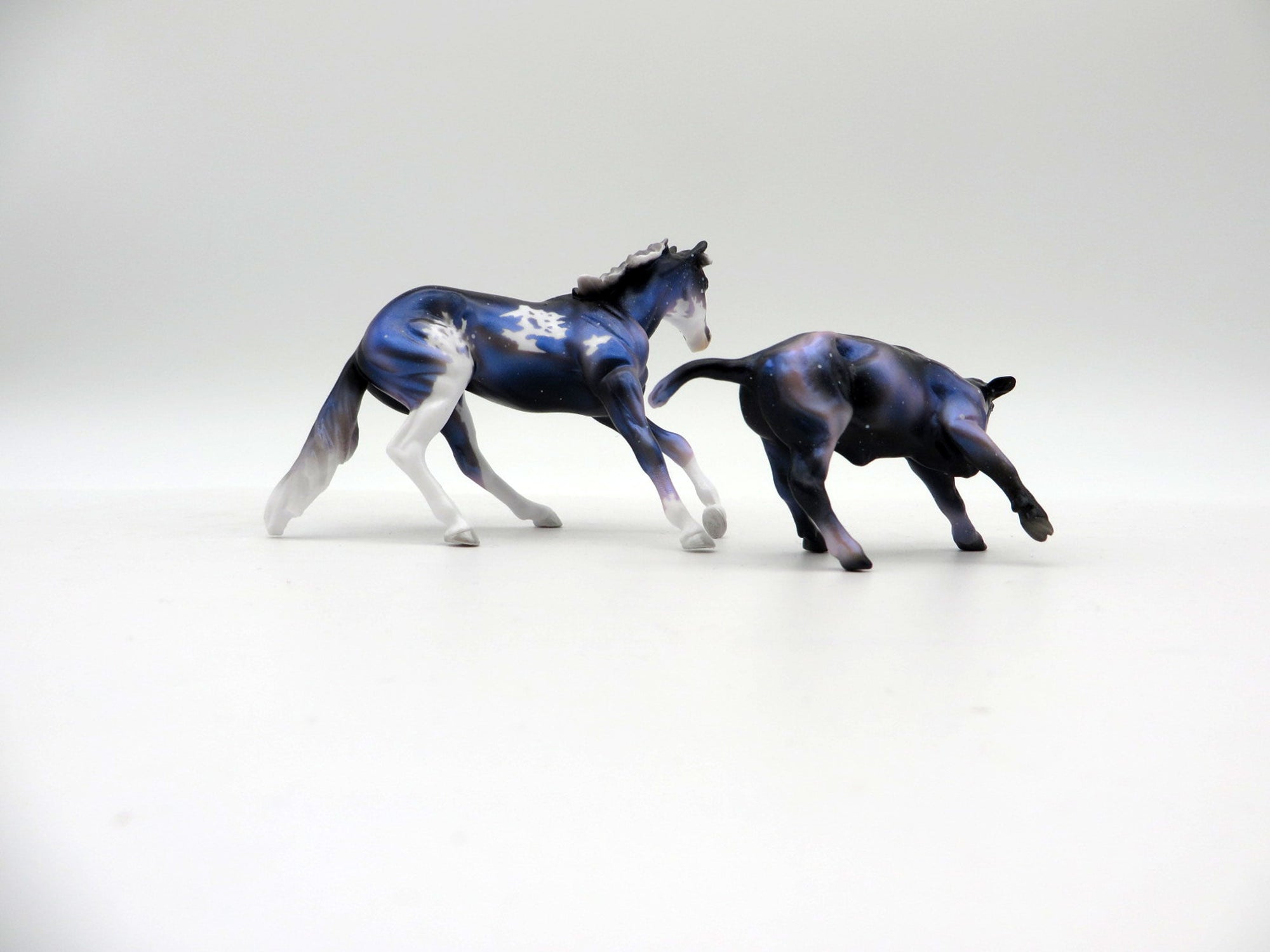 Hailey and Comet-OOAK Chip Cutter and Calf Deco Painted By Ellen Robbins  5/28/21