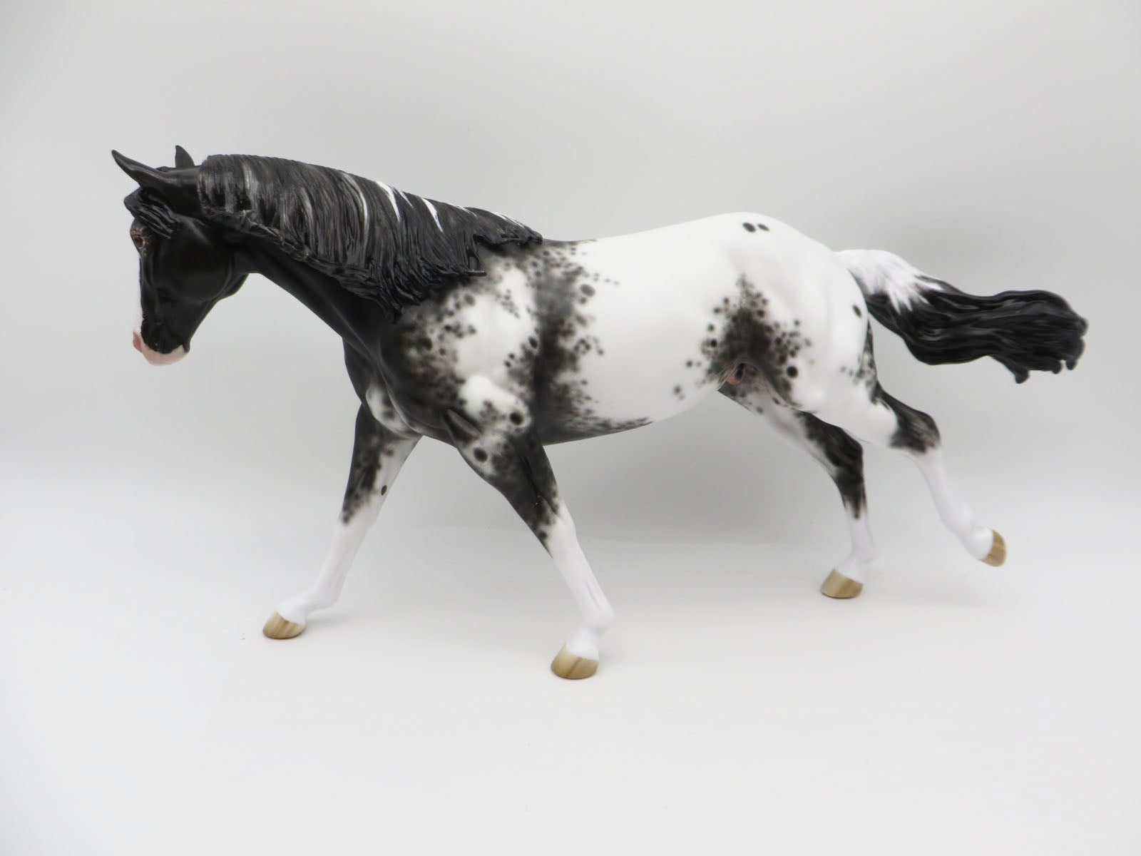 Hamner - OOAK - Black Appaloosa Remington by Sheryl Leisure - Best Offers 12/27/22