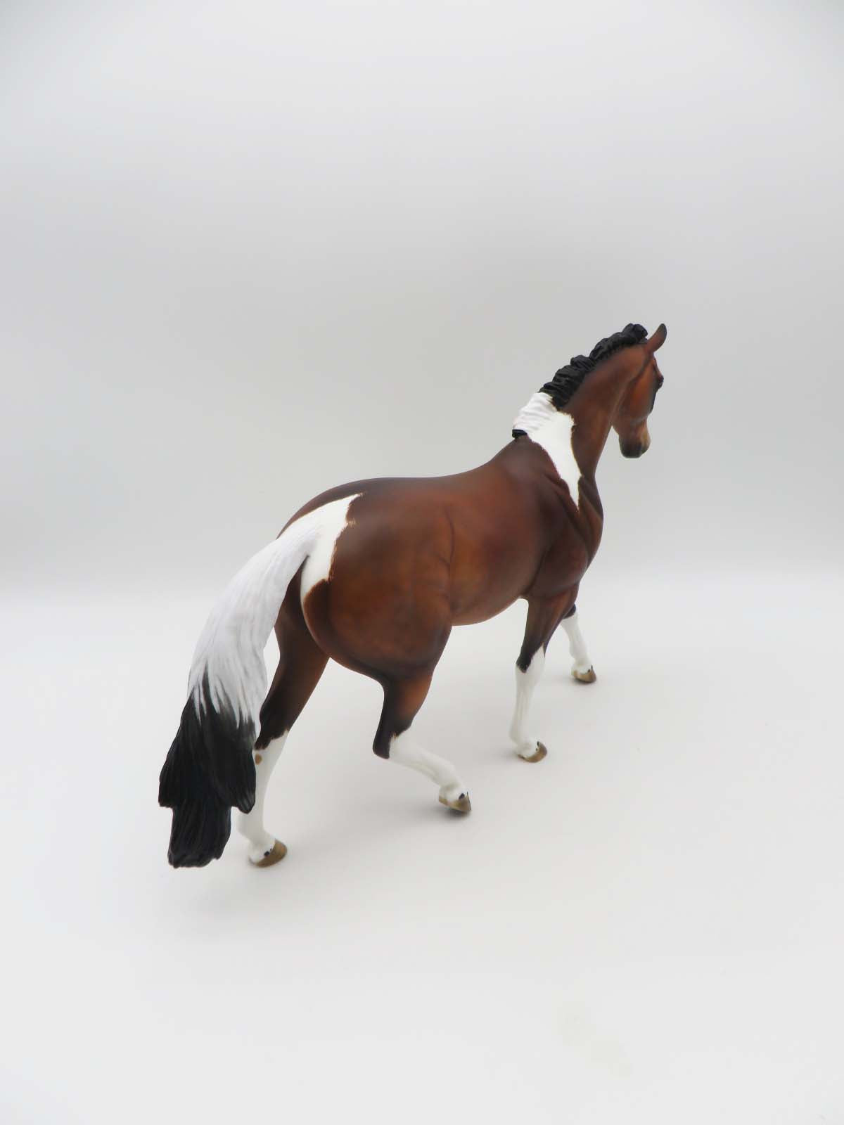 HANDSOME LUKE-OOAK Bay Tobiano Pony By Julie Keim Best Offer 6/5/23