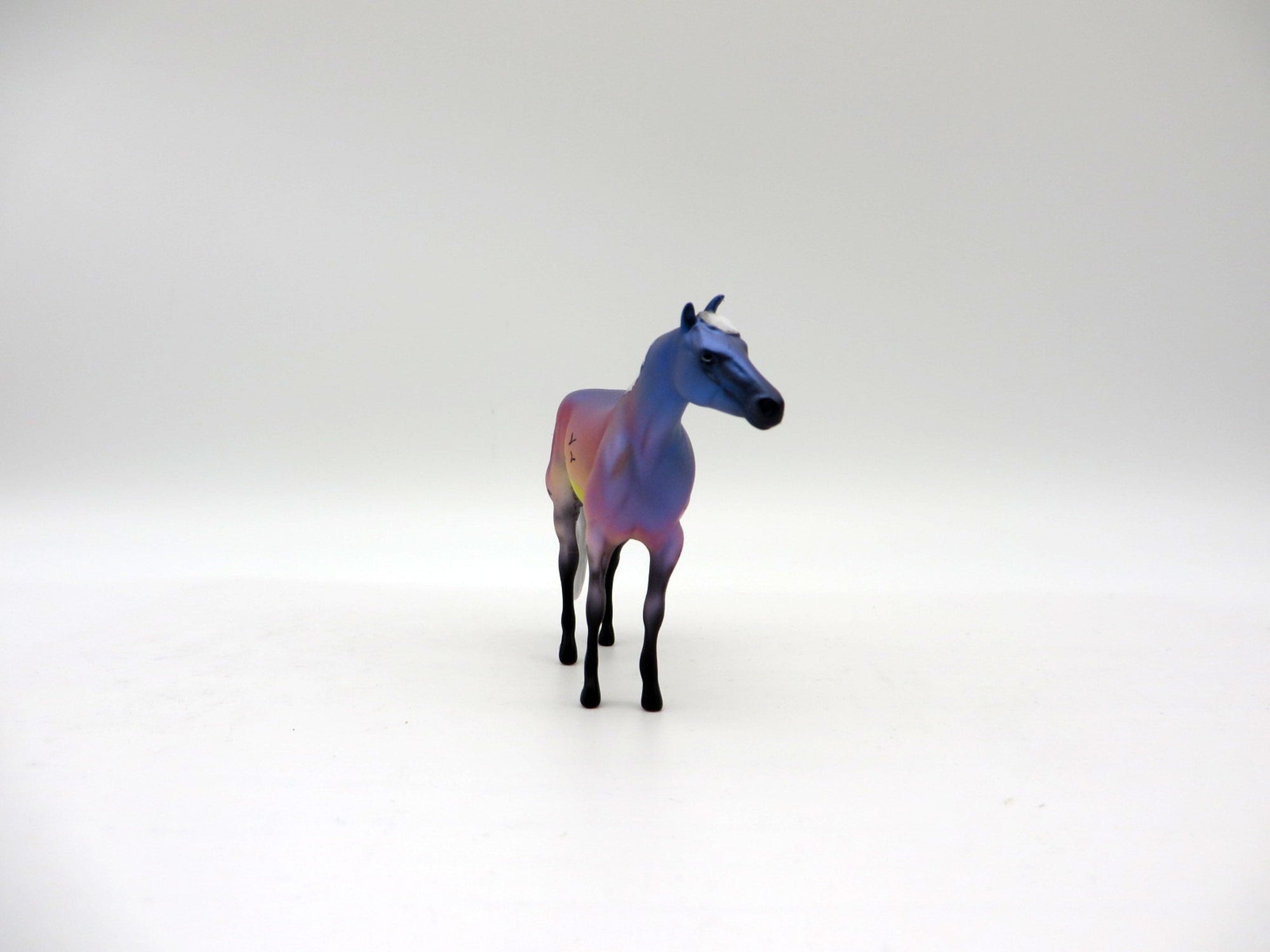 Happy Daze-OOAK Stock Horse Chip Painted By Ellen Robbins 6/4/21