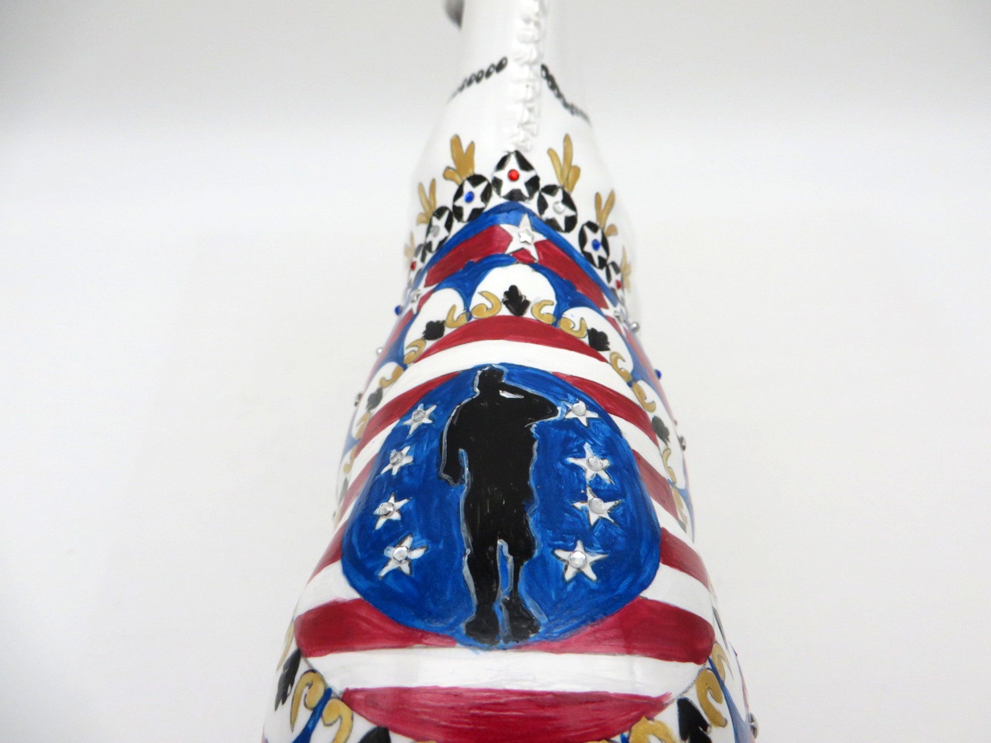 Hero-OOAK Memorial Day Deco Pony Painted By Dawn Quick  5/28/21