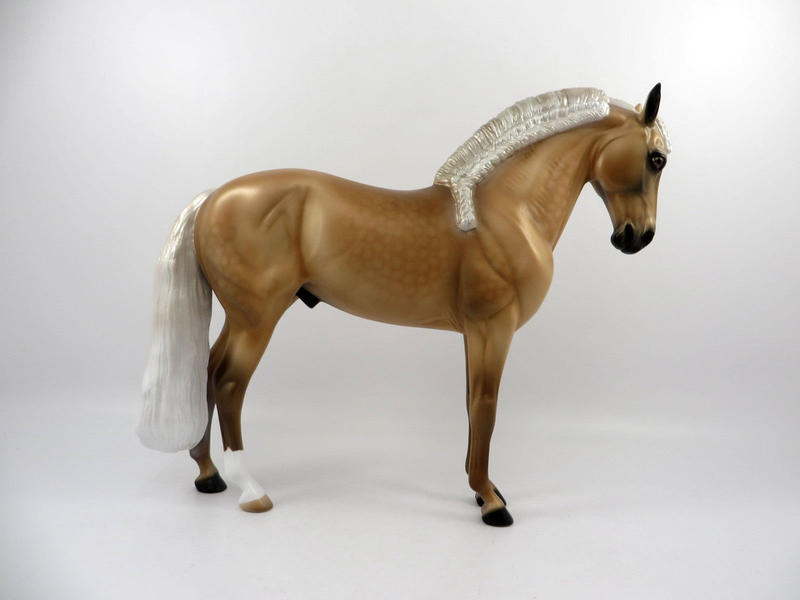 Hiatus-OOAK Dapple Palomino Andalusian Painted By Audrey Dixon 3/12/21