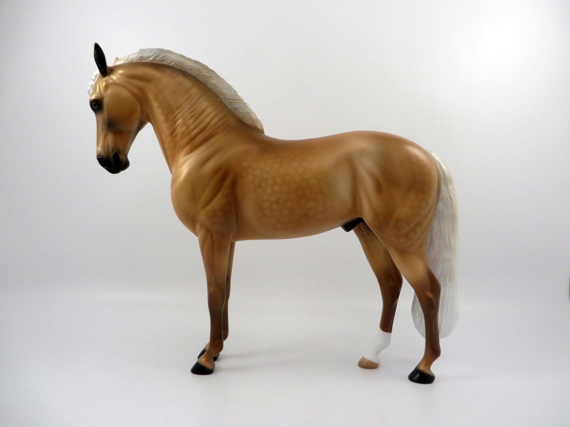 Hiatus-OOAK Dapple Palomino Andalusian Painted By Audrey Dixon 3/12/21