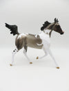Hide and EEK! - OOAK - Halloween Decorator Grullo Tobiano Yearling - Painted by Jess Hamill - MM22