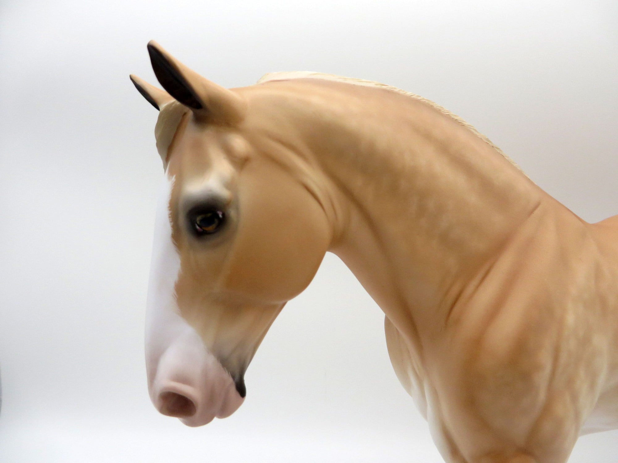 High Falutin-OOAK Dapple Palomino Irish Draft  Painted By Sheryl Leisure 5/24/21